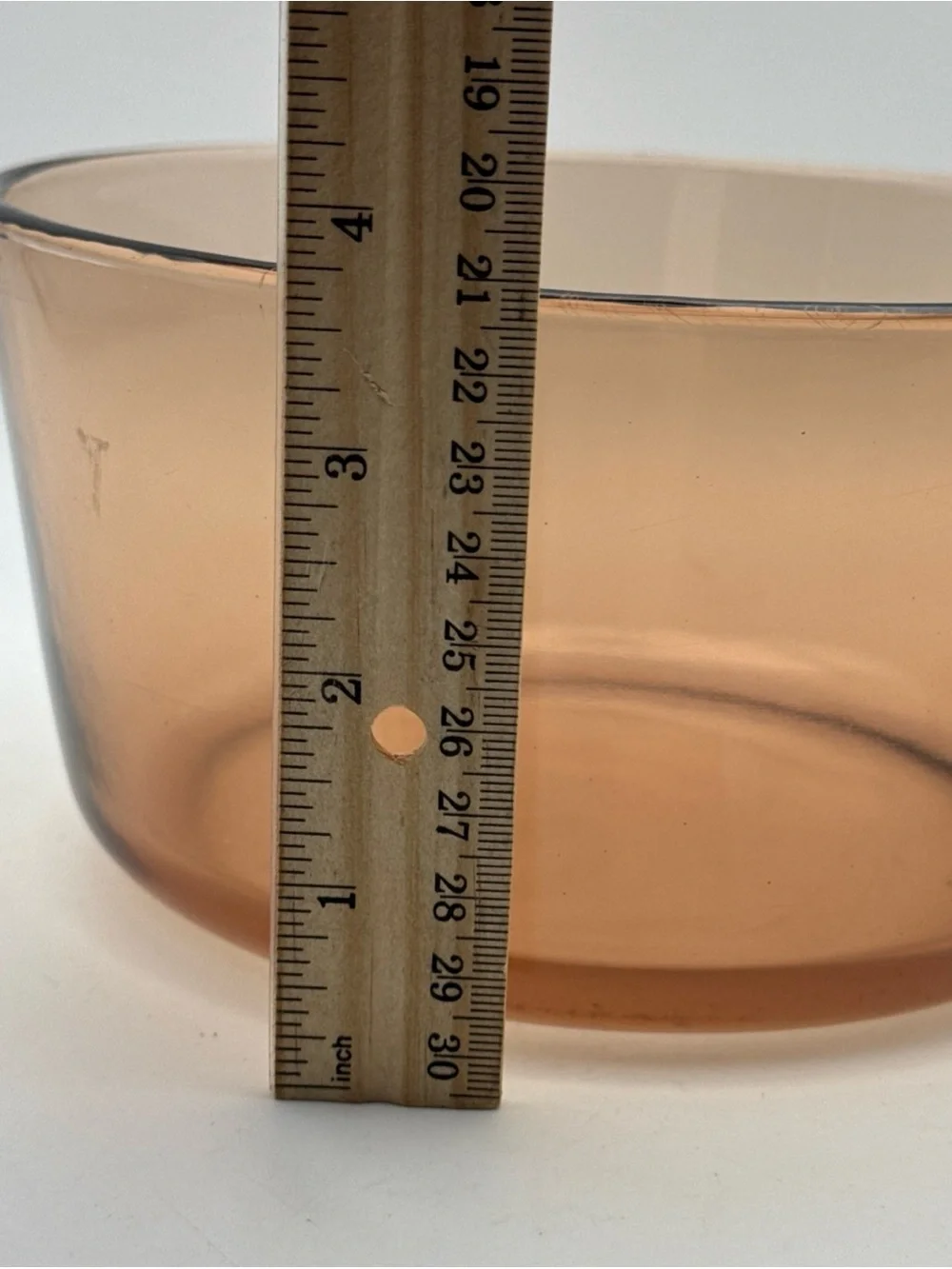 Vintage Corning Vision Ware 1.5 L Amber Glass Pot Sauce Pan With Lid Made In USA